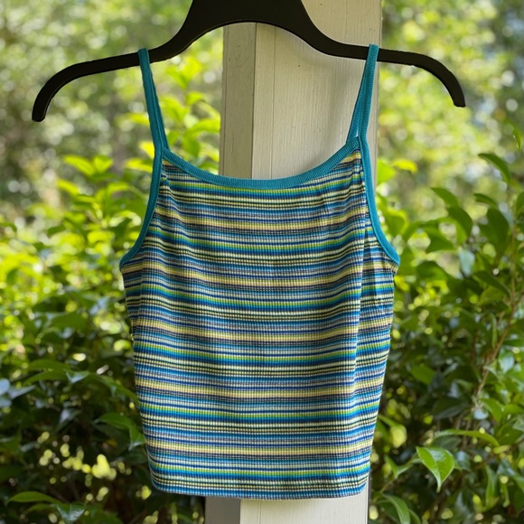5•7•9 Vintage 90’s Striped Slightly Cropped Tank - Picture 7 of 9